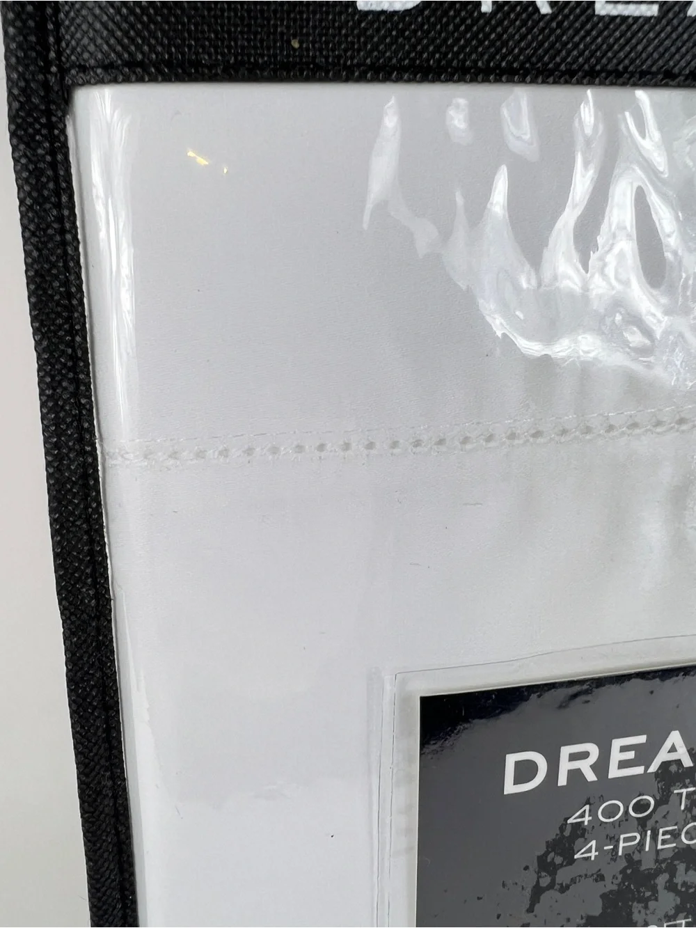 Wamsutta Dream Zone Queen Sheet Set White Sateen 400 TC Luxury Cotton 4 Pc NEW